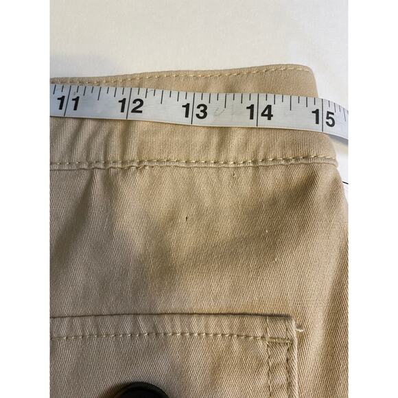Baccini Women's Tan Pull-on Faux Button Front Skort Size Small - Picture 5 of 7